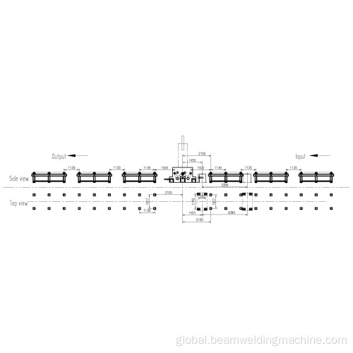 H Beam Assembling Machine Automatic Heavy H Beam Assembling Machine Supplier